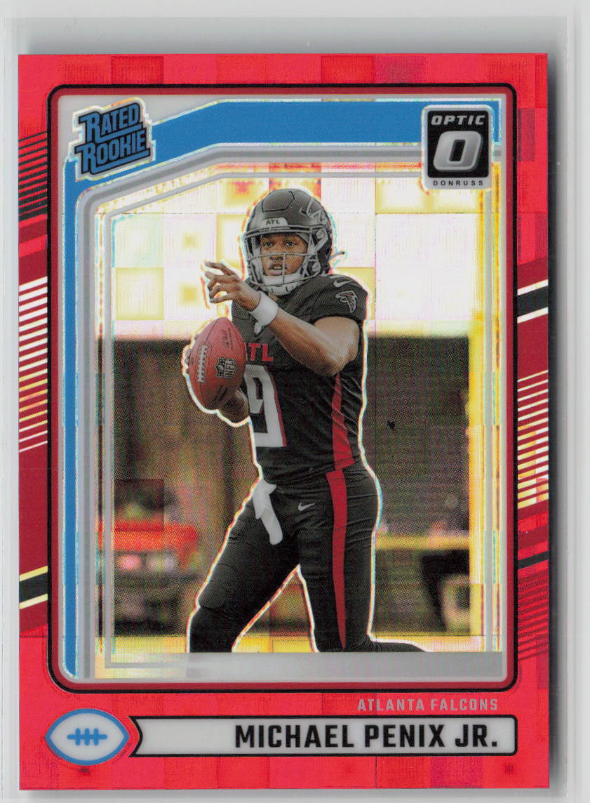 2024 Panini Donruss Michael Penix Jr. Red Pandora #308