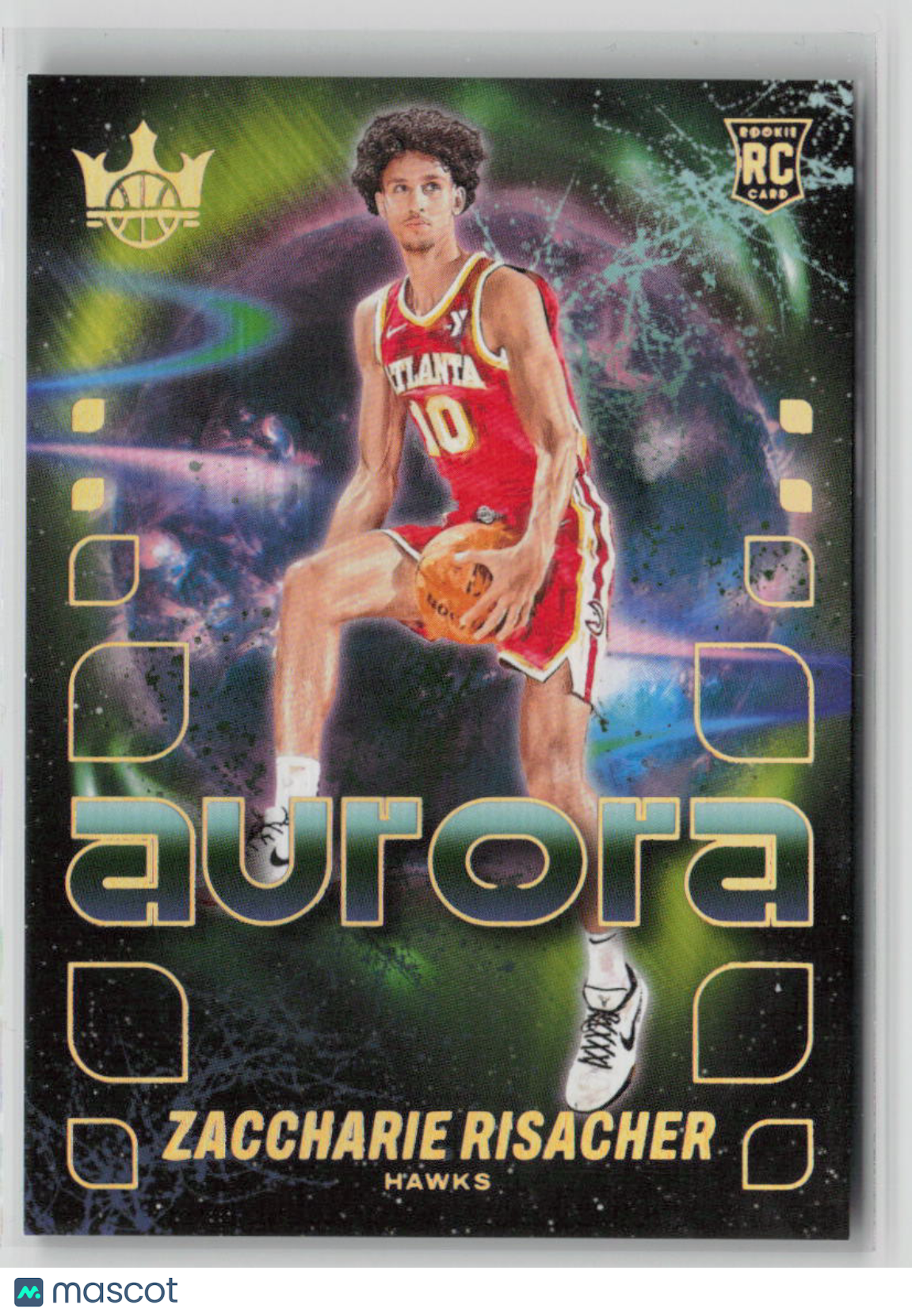 2024-25 Panini Court Kings Aurora Zaccharie Risacher RC #No. 8