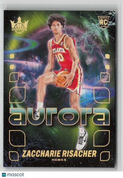 2024-25 Panini Court Kings Aurora Zaccharie Risacher RC #No. 8