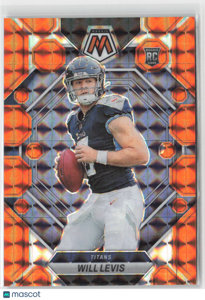 2023 Panini Mosaic Will Levis Rookie RC Orange /199 #No. 377