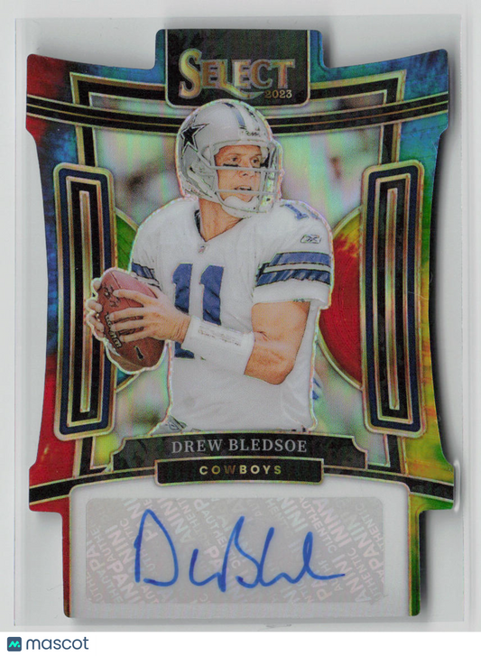 2024 Panini Select Prizm Drew Bledsoe Autograph Die Cut 20/25 Tie-Dye #SIG-DBL