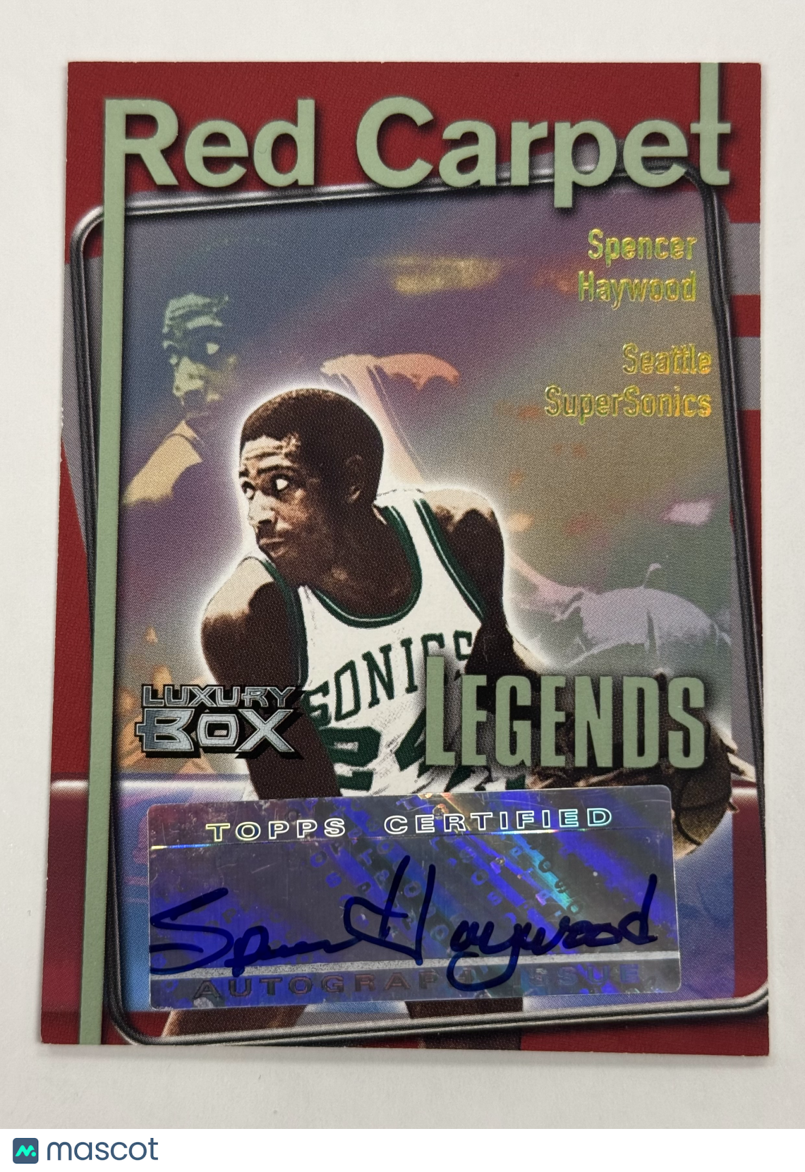 2004-05 Topps Luxury Box Spencer Haywood RC #01/30 Autographed #RCL-SH