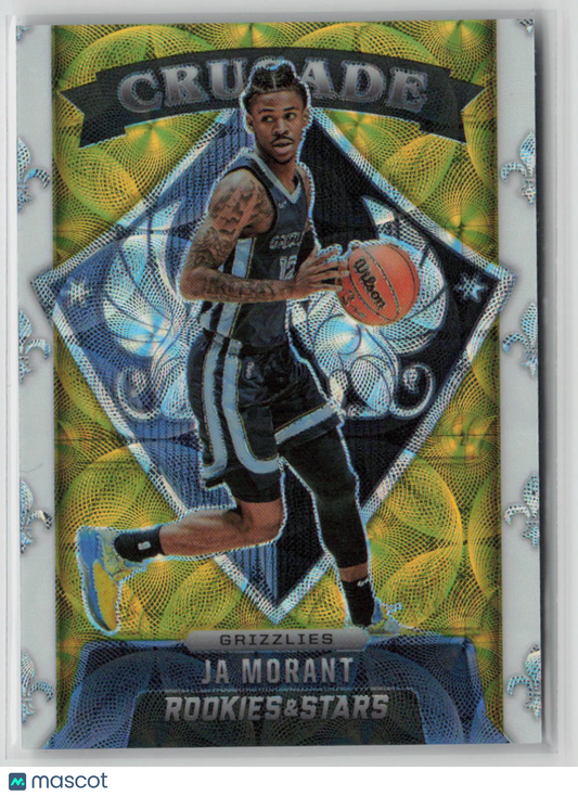 2021-22 Panini Chronicles Rookies & Stars Crusade Prizm Ja Morant 01/18 #641