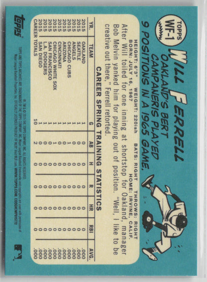 2015 Topps Will Ferrell #WF-1