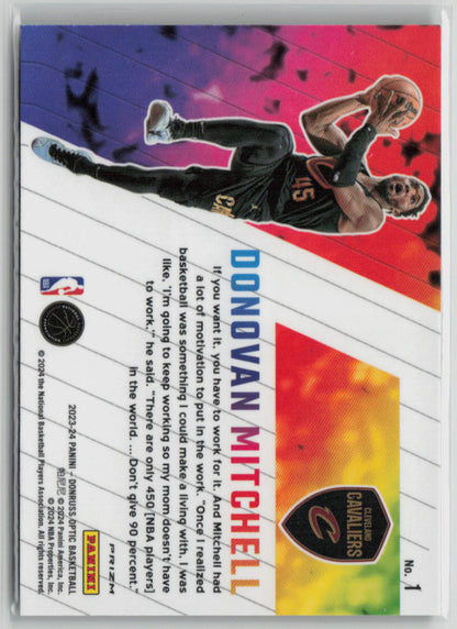 2023-24 Panini Donruss Optic Phazes Donovan Mitchell #7
