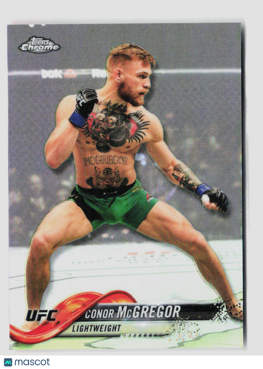 2018 Topps Chrome UFC Conor McGregor Refractor #100