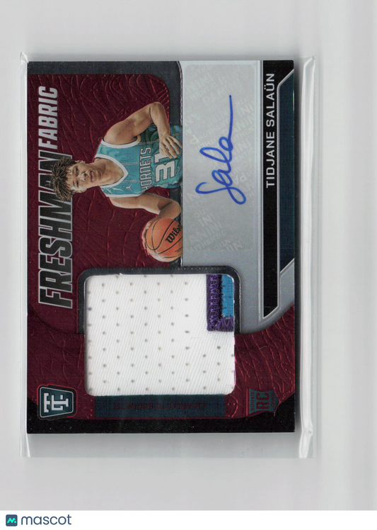 2023-24 Totally Certified Tidjane Salaün Rookie Patch Auto 12/75 RC #FFS-SAL