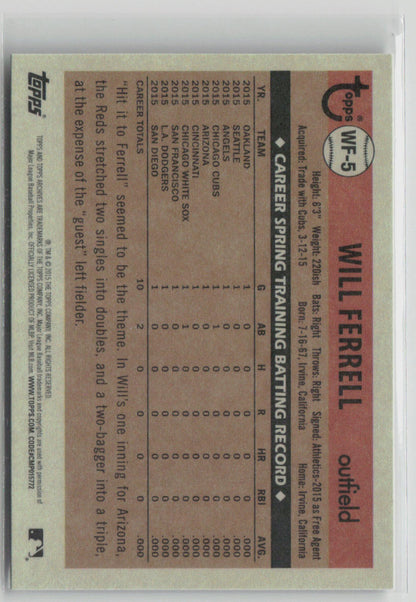 2015 Topps Will Ferrell #WF-5