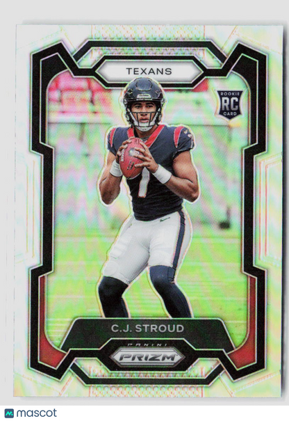 2023 Prizm CJ Stroud Silver Prizm Rookie Card #339