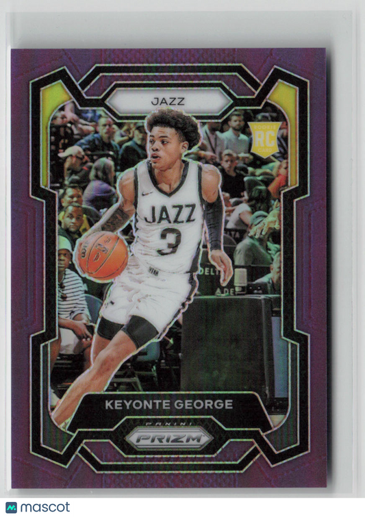 2023-24 Panini Prizm Keyonte George Purple 56/99 RC #127