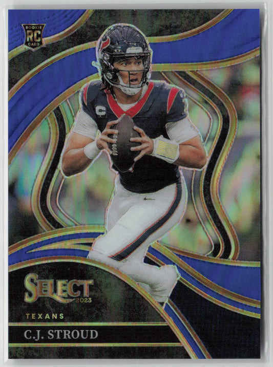 2023 Panini Select C.J. Stroud 31/99 Blue Prizm #289