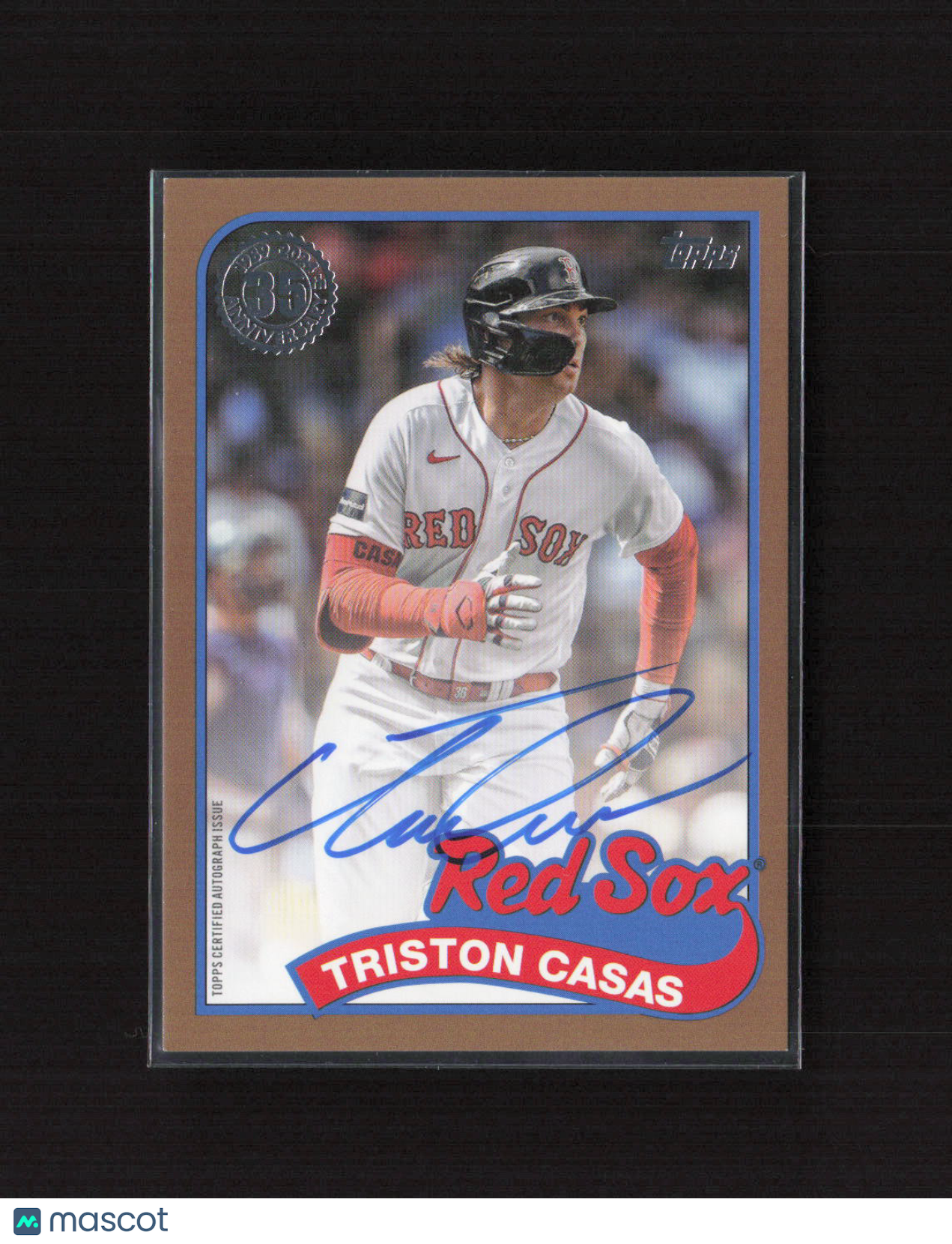 Triston Casas Auto 2024 Topps 35th GOLD Anniversary Series 2 #/50