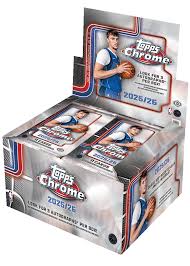 2025-26 Topps Chrome Basketball Hobby Jumbo Box