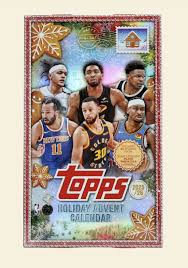 2025/26 Topps Holiday Basketball Countdown Calendar Box
