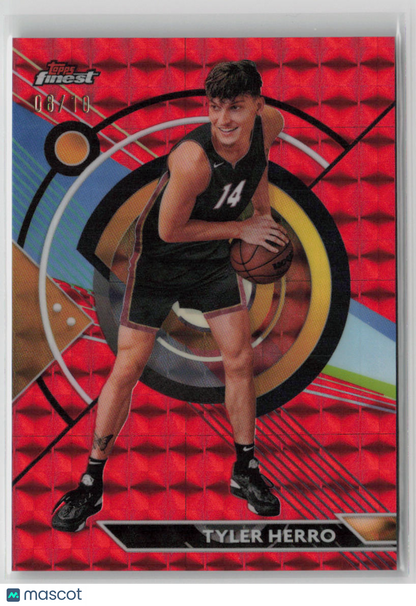 2023 Topps Finest Tyler Herro 08/10 Red #25