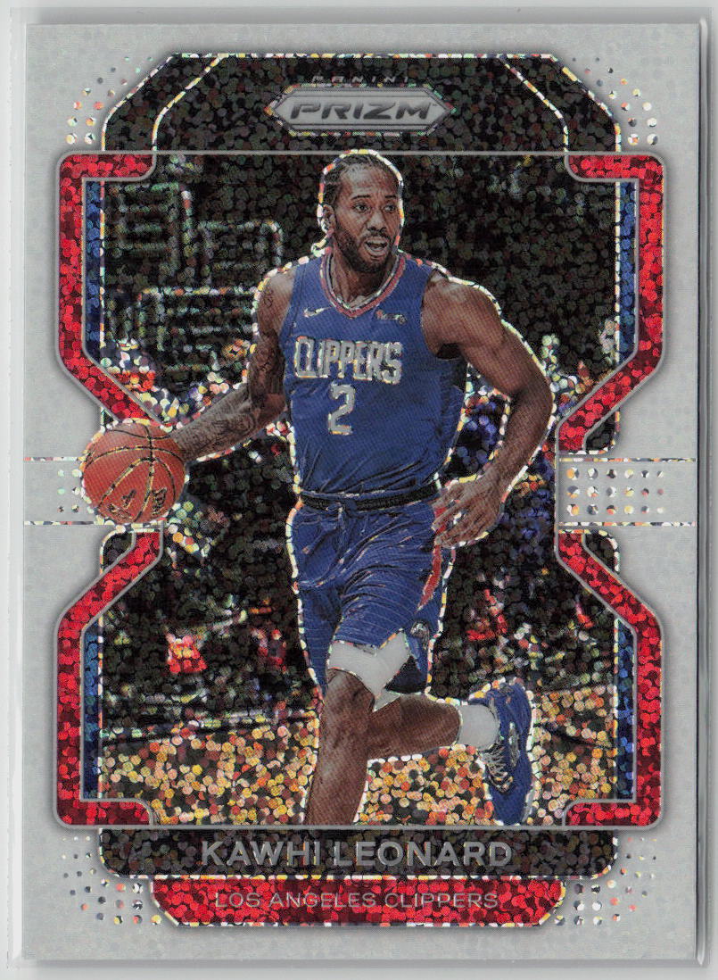 2021 Panini Prizm Kawhi Leonard White Sparkle #71