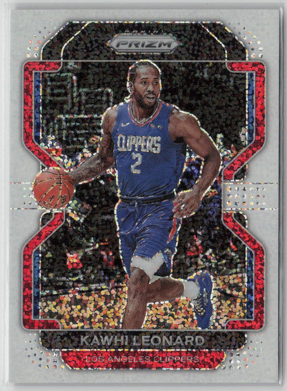 2021 Panini Prizm Kawhi Leonard White Sparkle #71