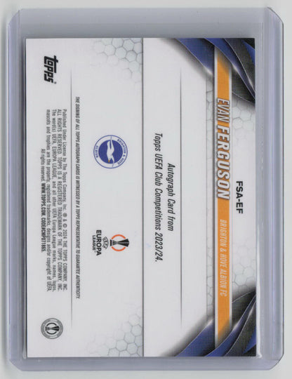 2023-24 Topps Chrome Future Stars Evan Ferguson Autograph 07/99 Green #FSA-EF