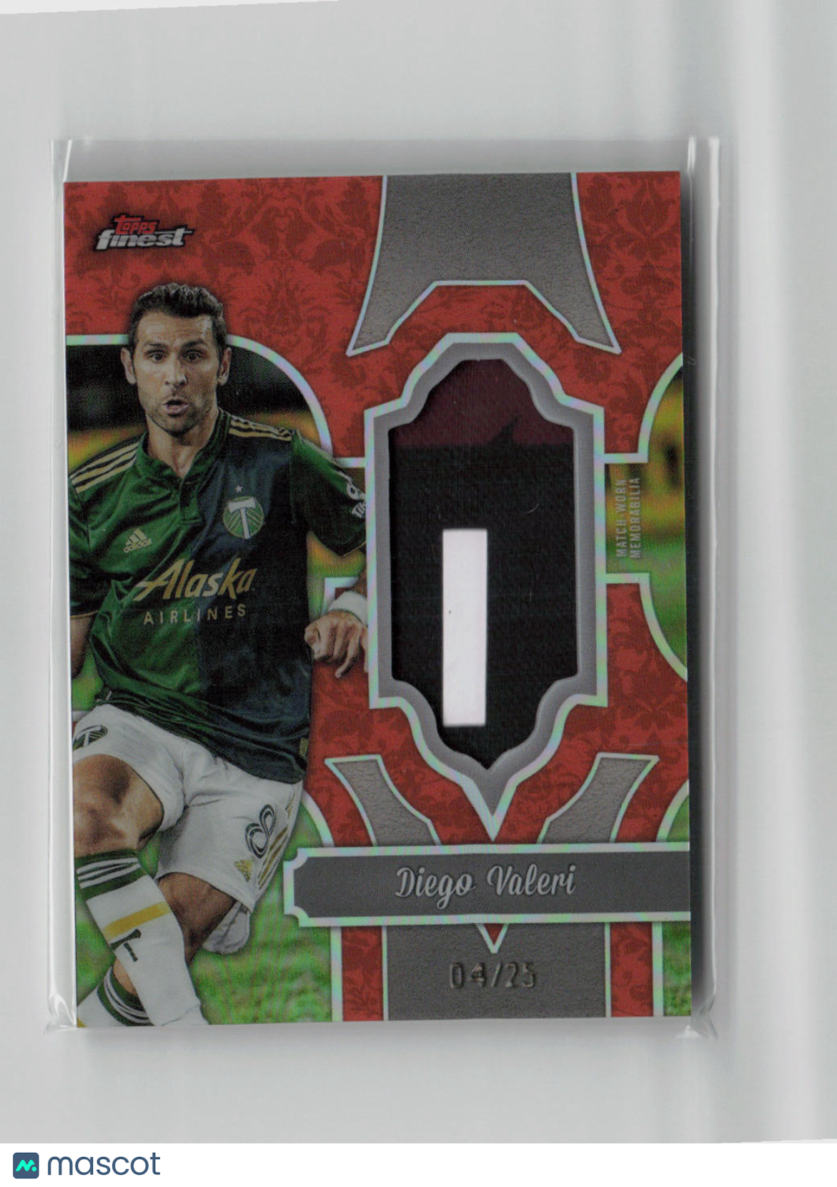 2024 Topps Finest Diego Valeri 04/25 Finest Fabric Relic #FF-DV