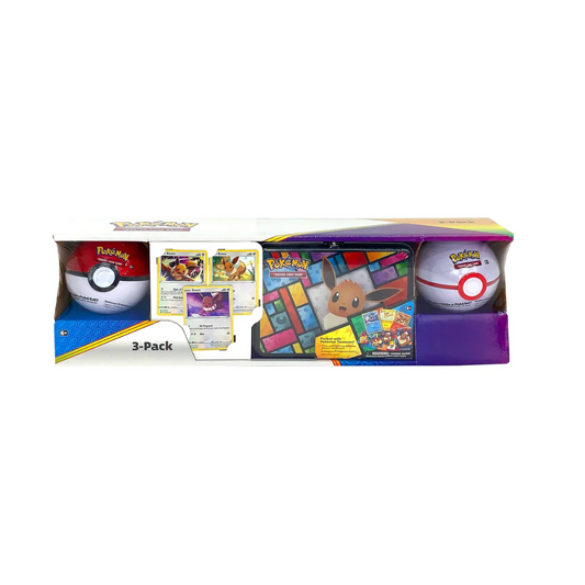 Pokémon Collector's Chest + Pokeball + Premier Ball + 3 Eevee Promo Cards