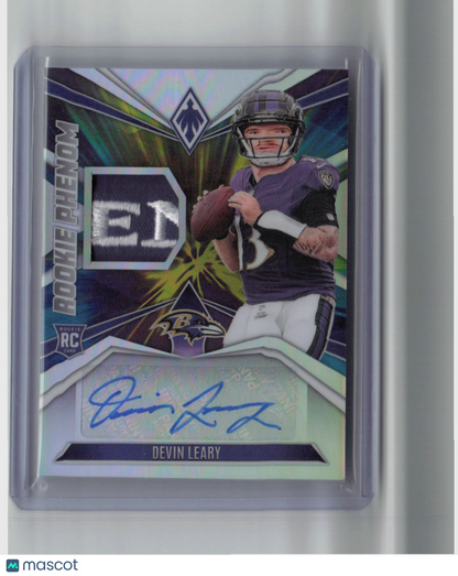 2024 Panini Phoenix Rookie Phenom Devin Leary 21/24 Patch RC #RPJA-DLY