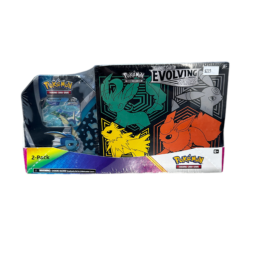 Pokemon Sword & Shield Evolving Skies Elite Trainer Box / Collector Tin 2-Pack