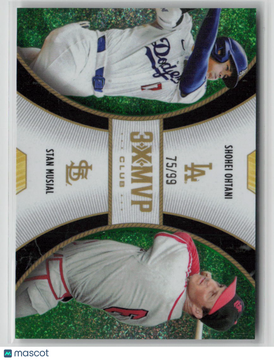 2025 Topps 3xMVP Club Shohei Ohtani Stan Musial 75/99 #D9