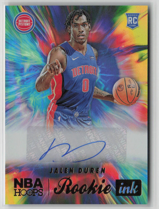 2022 Panini Hoops Jalen Duren Rookie Ink Auto #RI-JLD