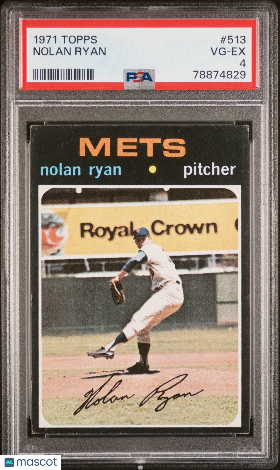 1971 Topps Nolan Ryan #513 PSA 4