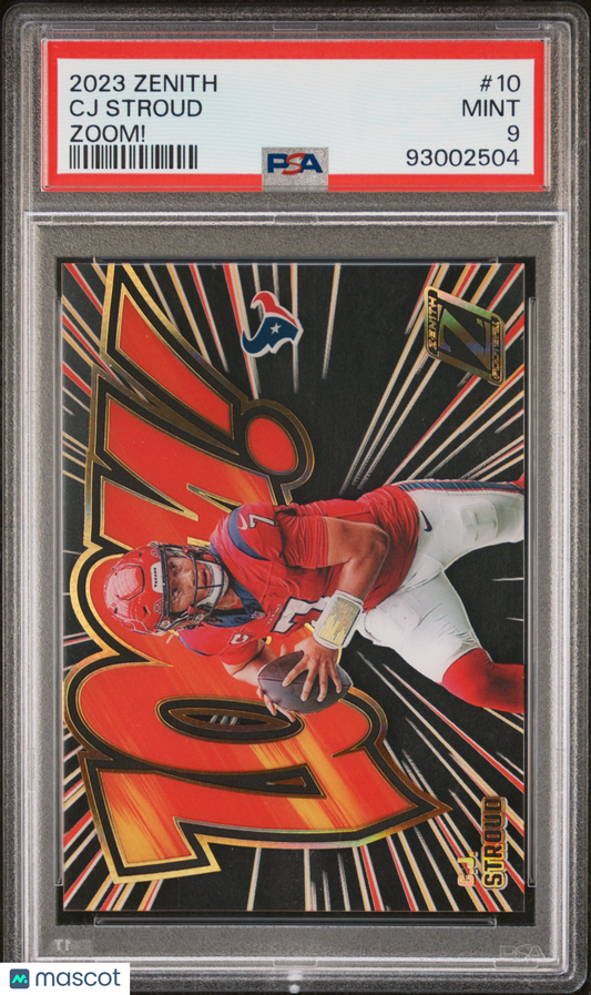 2023 Panini Zenith CJ Stroud Zoom! Case Hit #10 PSA 9