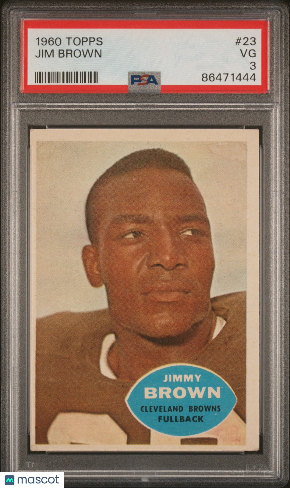 1960 Topps Jim Brown #23 PSA 3