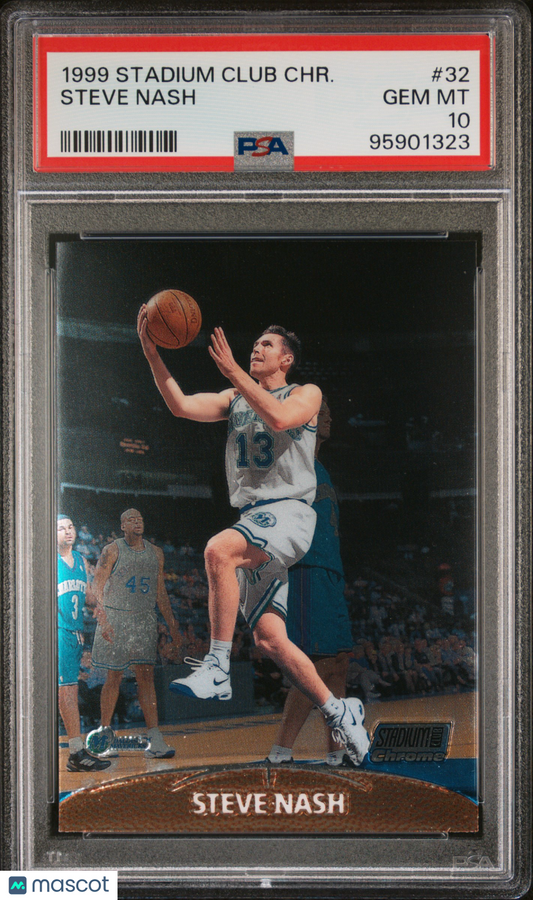 1999 Stadium Club Chrome Steve Nash #32 PSA 10