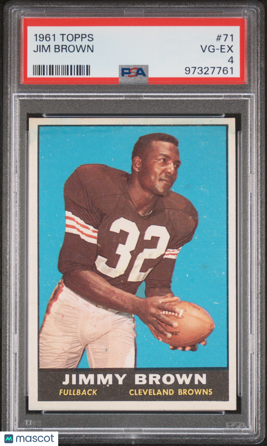 1961 Topps Jim Brown #71 PSA 4