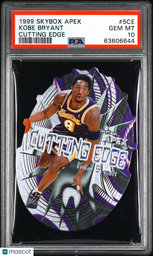 1999 Skybox Apex Kobe Bryant Cutting Edge #5CE PSA 10