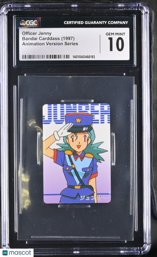 1997 Pokemon Carddass Officer Jenny Animation Version Series Japanese CGC 10