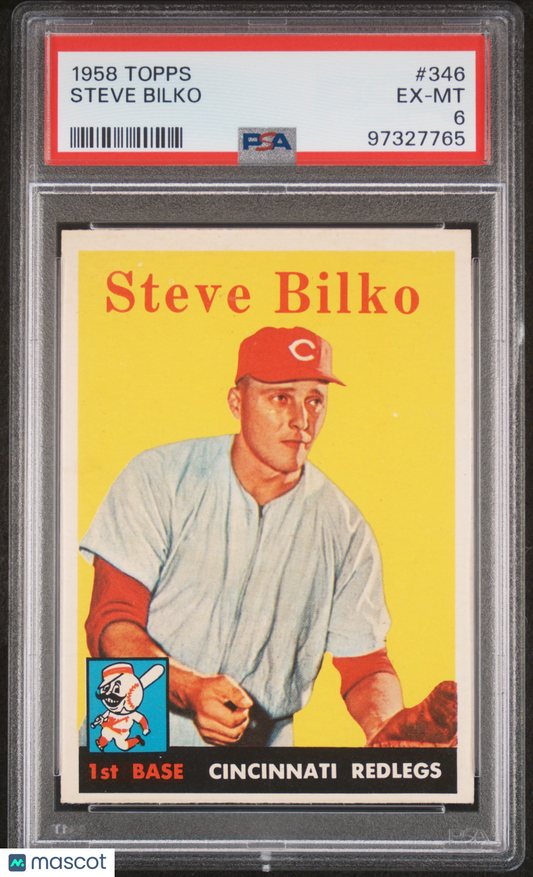 1958 Topps Steve Bilko #346 PSA 6