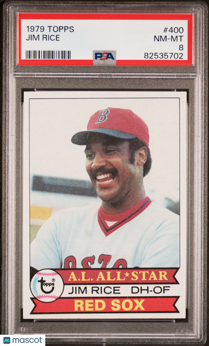 1979 Topps Jim Rice #400 PSA 8