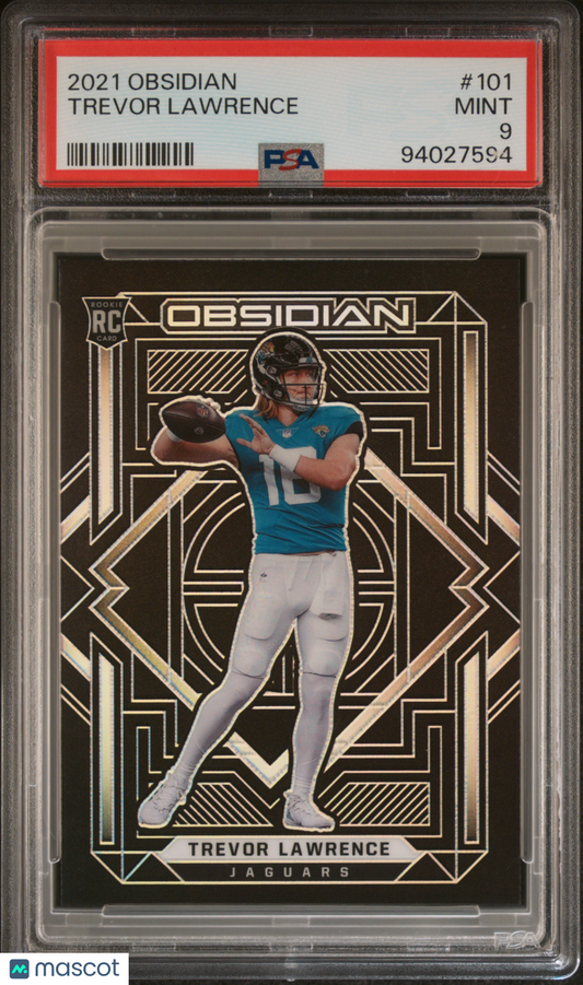 2021 Panini Obsidian Trevor Lawrence #101 PSA 9