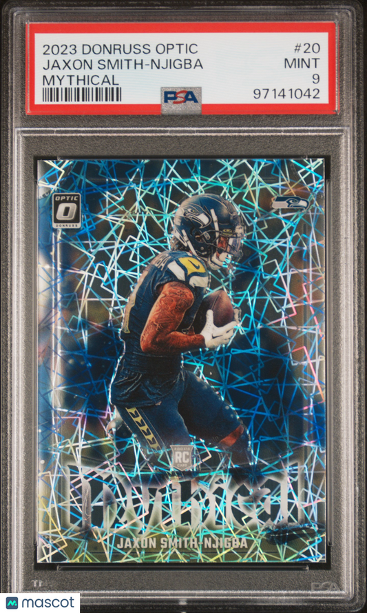 2023 Panini Donruss Optic Mythical Jaxon Smith-Njigba #20 PSA 9