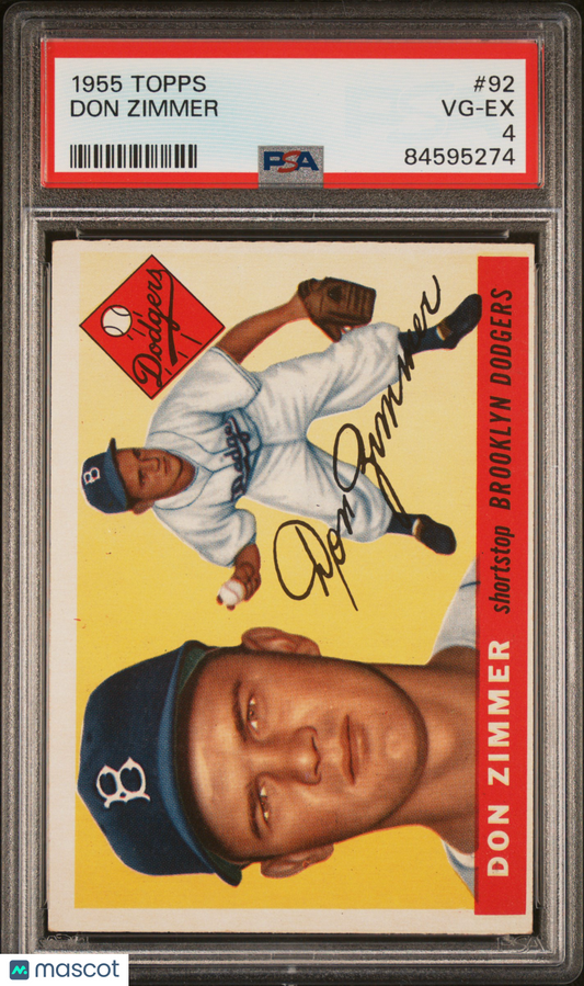 1955 Topps Don Zimmer #92 PSA 4