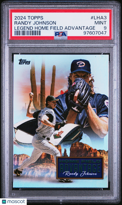 2024 Topps Randy Johnson Legend Home Field Advantage #LHA3 PSA 9