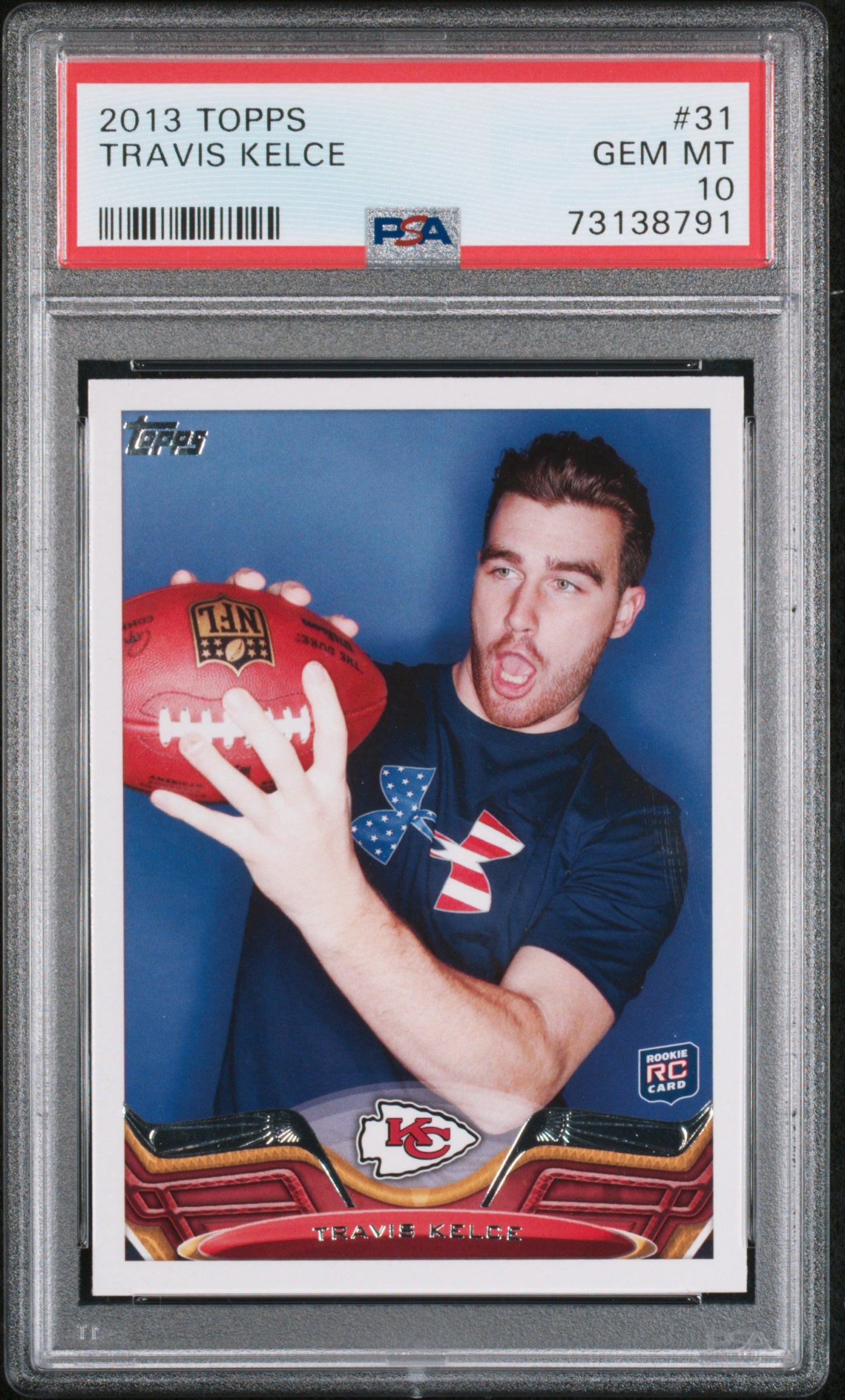 2013 Topps Travis Kelce Rookie #31 PSA 10