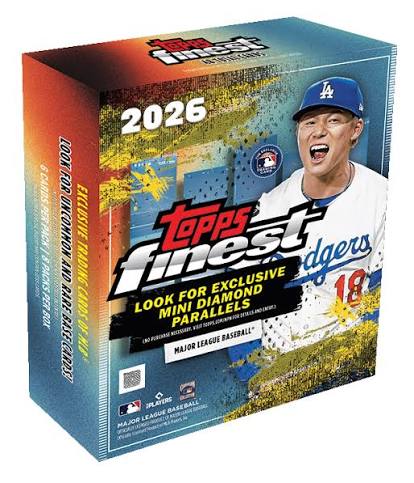 2026 Topps Finest Baseball Mega Box
