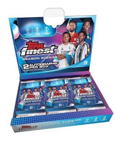 2025-26 Topps UEFA Club Competitions Finest Soccer Hobby Box