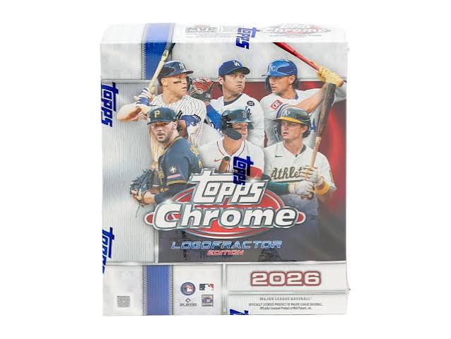2026 Topps Chrome Baseball Logofractor Edition Box