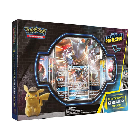 Detective Pikachu Greninja-Gx Case File: Pokemon TCG: 2 Greninja Foil Trading Cards + 7 Booster Pack Multicolor