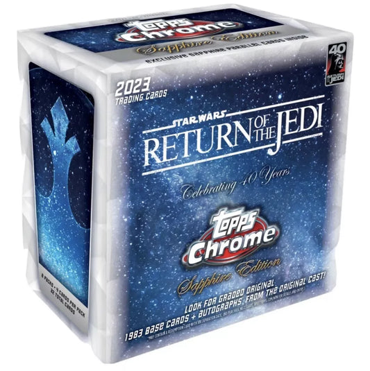 2023 Topps Chrome Star Wars Return of The Jedi Sapphire Edition