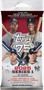 2026 Topps Series 1 Baseball Value Pack