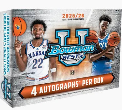 2025/26 Bowman University Best Basketball Hobby Box