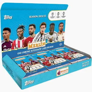 2024-25 Topps Chrome Merlin UEFA Club Competitions Soccer Hobby